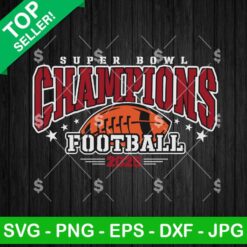 Super Bowl Champions Football SVG