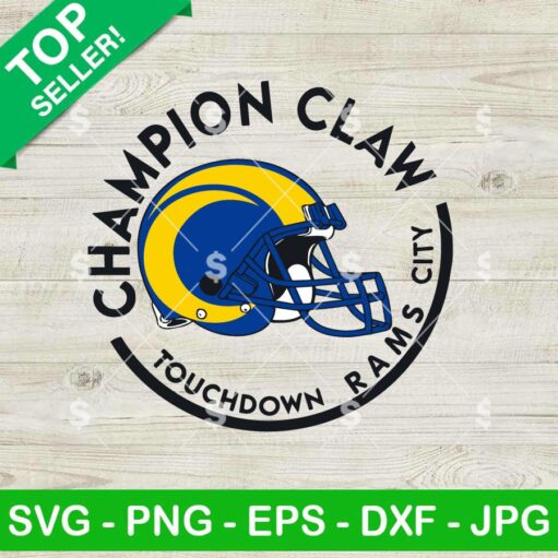 Champion Claw Touchdown Rams City SVG