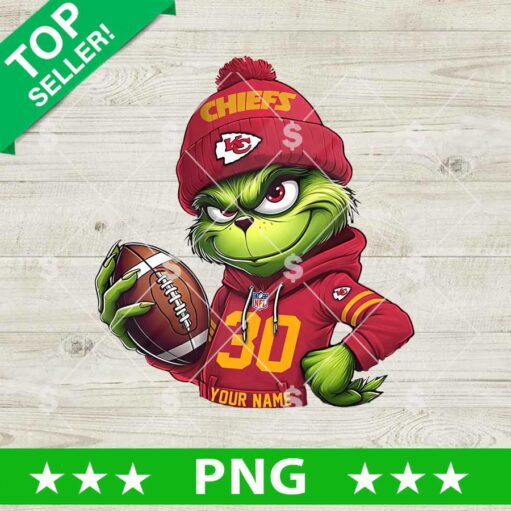 Grinch KC Chiefs Hoodie PNG