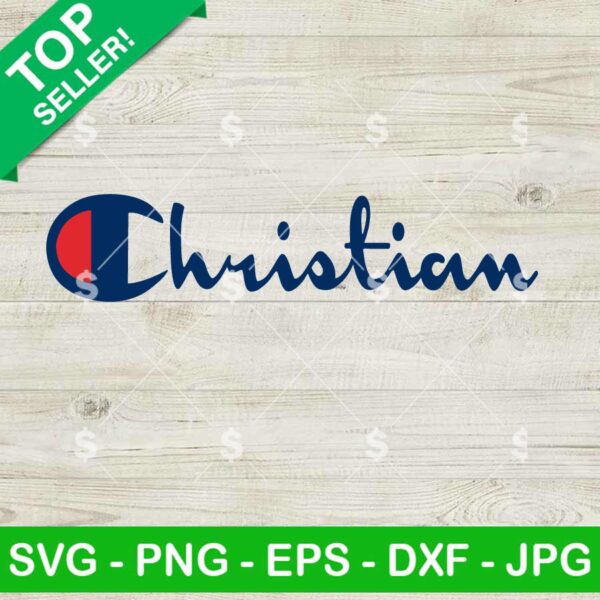 Christian Champion Logo SVG, Christian SVG, Champion Logo SVG PNG