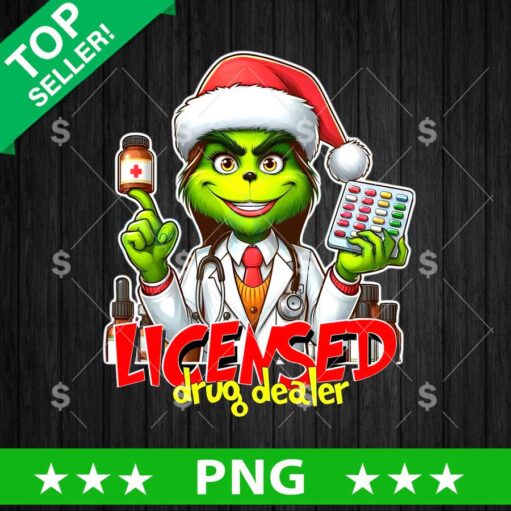 Grinch Licensed Drug Dealer PNG