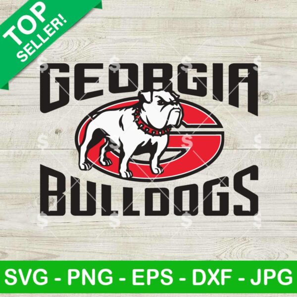 Geogia Bulldogs Football Logo SVG
