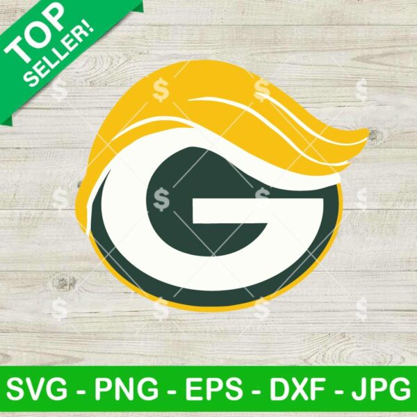 Donald Trump Greenbay Packers SVG, Greenbay Packers NFL SVG, Trump Packers Logo NFL SVG PNG