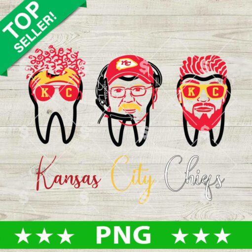 KC Chiefs Tooth Andy Reid PNG