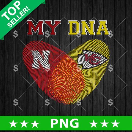 My DNA KC Chiefs vs Nebraska Cornhuskers PNG