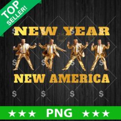 New Year New America Trump Dance PNG