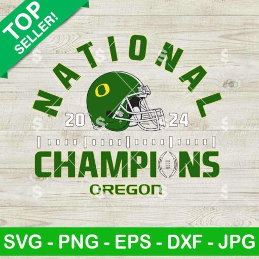 National Champions Oregon 2024 SVG