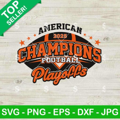 American Champions Football Playoffs 2025 SVG