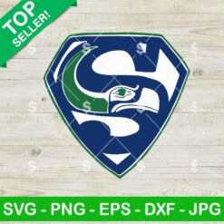 Seattle Seahawks Superman Logo SVG