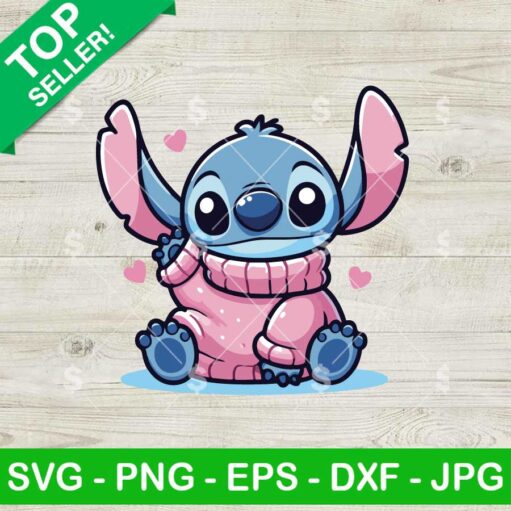 Stitch Winter Jacket SVG