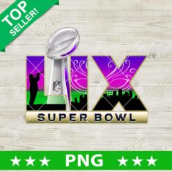 Super Bowl 2025 PNG, Super Bowl 2025 Logo PNG, Super Bowl Logo sublimation PNG