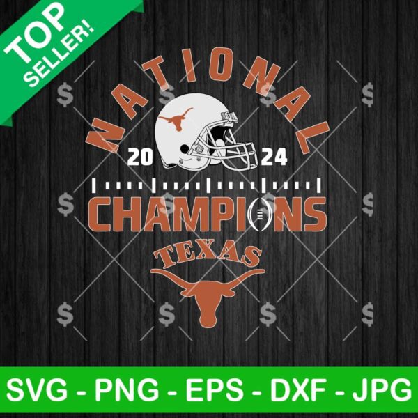 National Champions 2024 Texas Longhorns SVG