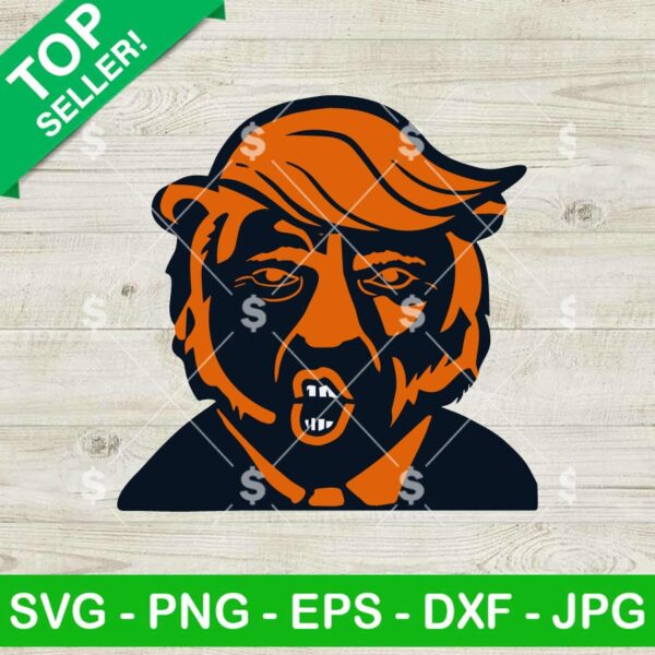 Donald Trump Chicago Bears SVG