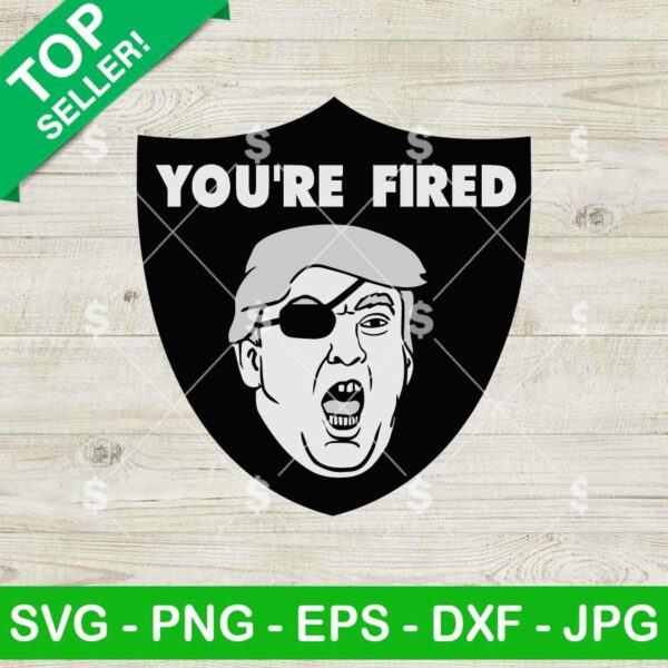 Donald Trump Las Vegas Raiders SVG