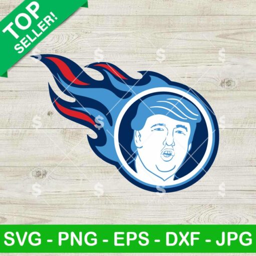 Donald Trump Tennessee Titans SVG