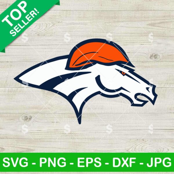 Donald Trump Denver Broncos SVG, Denver Broncos NFL Logo SVG, Trump Broncos Face SVG PNG