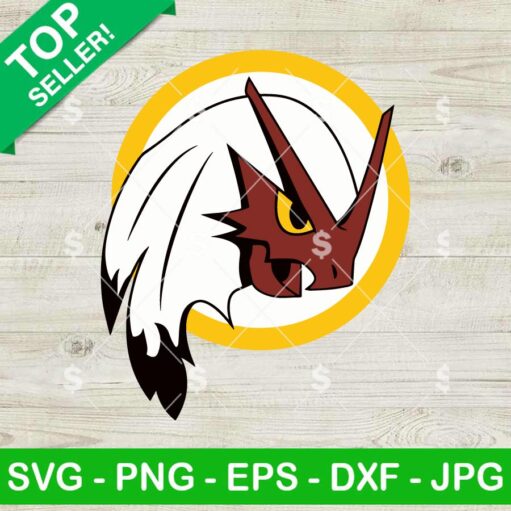 Washington Redskins Blaziken SVG