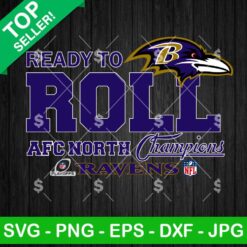 Baltimore Ravens Ready To Roll AFC North Champions SVG