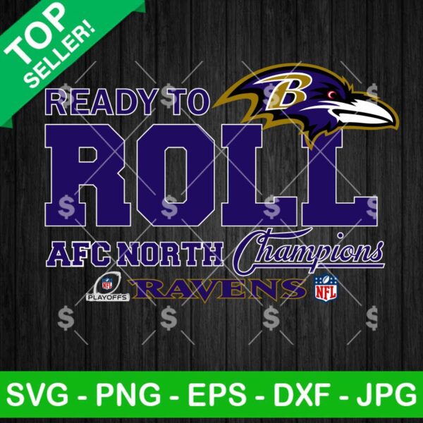 Baltimore Ravens Ready To Roll AFC North Champions SVG