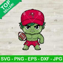 Chibi Hulk Tampa Bay Buccaneers Football SVG