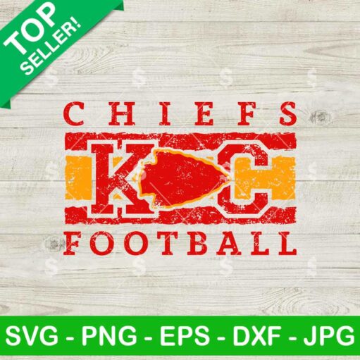 KC Chiefs Football SVG