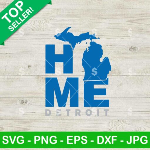 Detroit Lions Home Football SVG