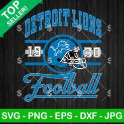 Detroit Lions Football 1930 NFL SVG, Detroit Lions Est 1930 SVG, Detroit Lions NFL SVG