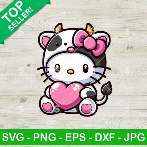 Hello Kitty Cow SVG