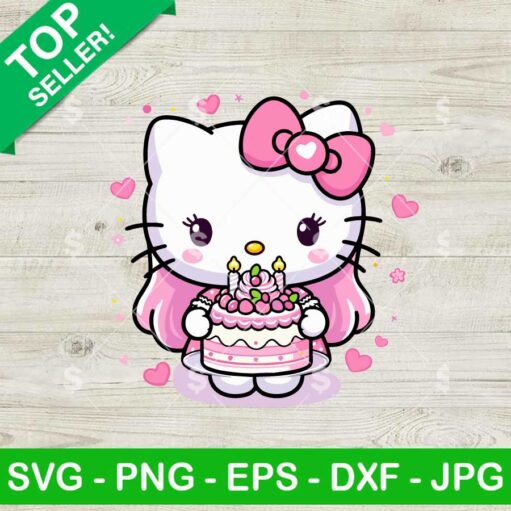 Hello Kitty Birthday Girl SVG