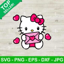 Hello Kitty Love Letter SVG