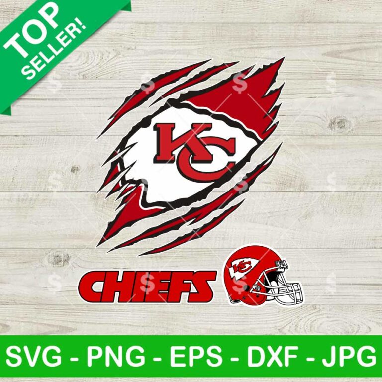 Kansas City Chiefs Ripped Claw SVG, Kansas City Chiefs NFL SVG, NFL ...