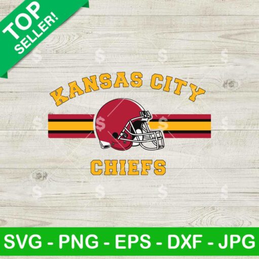 Vintage Kc Chiefs Football SVG