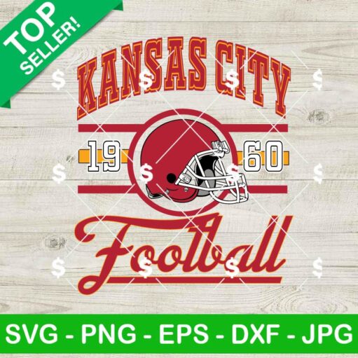 Kansas City Chiefs Football 1960 SVG