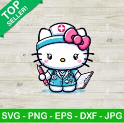 Hello Kitty Nurse SVG, Hello Kitty Doctor SVG, Hello Kitty In Hospital SVG