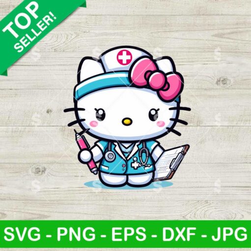 Hello Kitty Nurse SVG