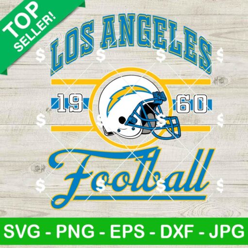 Los Angeles Chargers Football SVG