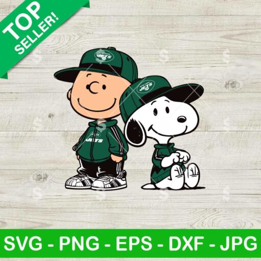 Charlie Brown Snoopy New York Jets NFL SVG