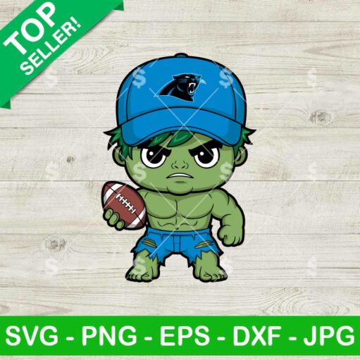 Carolina Panthers Hulk NFL Football SVG