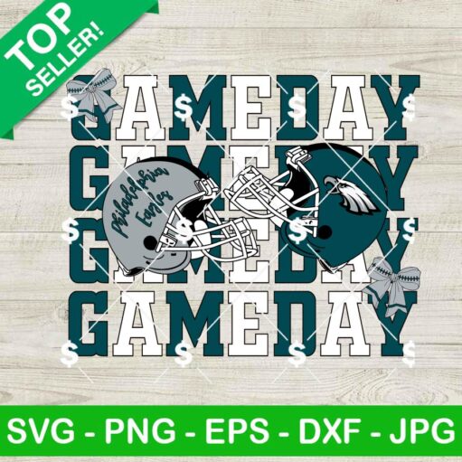 Philadelphia Eagles Coquette Football Gameday SVG