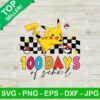 Pikachu 100 Days Of School SVG