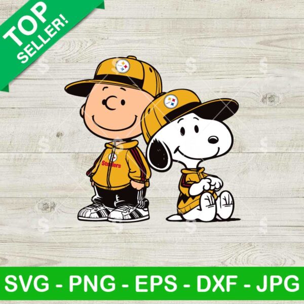 Charlie Brown Snoopy Pittsburgh Steelers NFL SVG