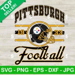 Pittsburgh Steelers Football Est 1933 SVG, Pittsburgh Steelers Football SVG, NFL Football Team SVG