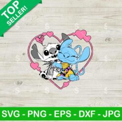 Stitch And Angel cosplay Jack And Sally SVG