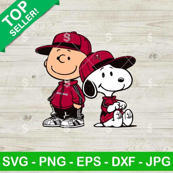 Charlie Brown Snoopy Tampa Bay Buccaneers NFL SVG