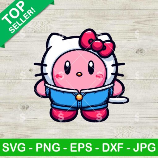 Hello Kitty Baby Kirby SVG