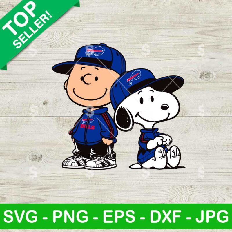 Charlie Brown Snoopy Buffalo Bills NFL SVG