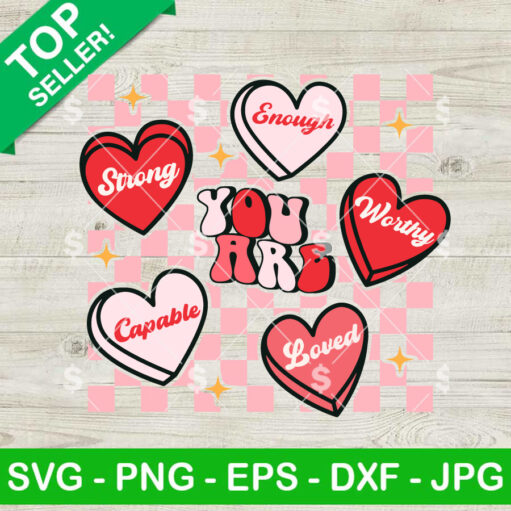 Valentine Heart You Are SVG