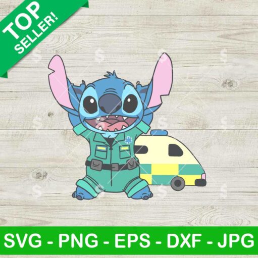 Ambulance Stitch SVG