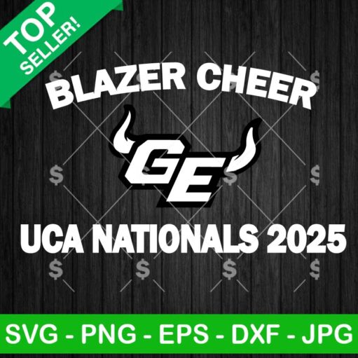 Blazer Cheer UCA Nationals 2025 SVG