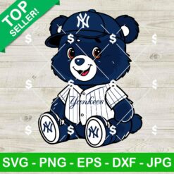 Care Bears New York Yankees Baseball SVG, Care Bears Baseball MLB SVG